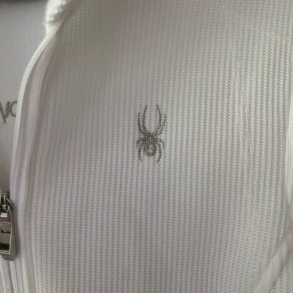 Women’s Spyder Zip Up Jacket - White - Picture 4 of 6